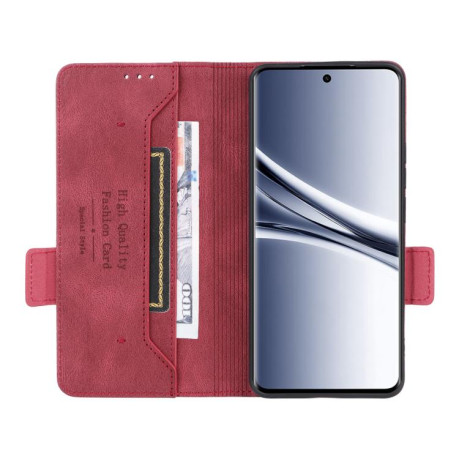 Чехол-книжка Magnetic Clasp Flip на Xiaomi Redmi Note 15 4G / 5G /Poco M8 15 5G / 4G 164mm / Poco M8 5G — красный