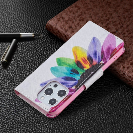 Чохол-книжка Colored Drawing Series на iPhone 13 mini - Sunflower