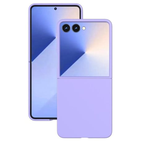 Чохол полімерний Kalebol Paint-sprayed Solid Color на Samsung Galaxy Filp 7 - фіолетовий