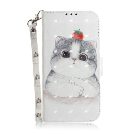 Чехол-книжка 3D Painting для Infinix Hot 50i / Smart 9 - Cat