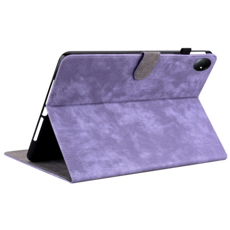 Чохол-книжка Embossed Tiger Pattern Leather для Xiaomi Redmi Pad SE 8.7 - фіолетовий