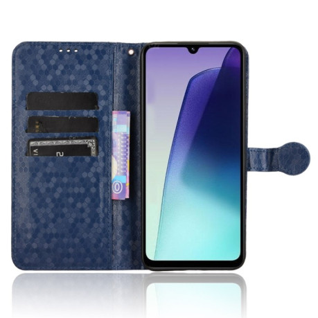 Чехол-книжка Honeycomb Dot для Xiaomi Redmi 14C 4G/Poco C75/Redmi A4 5G - синий