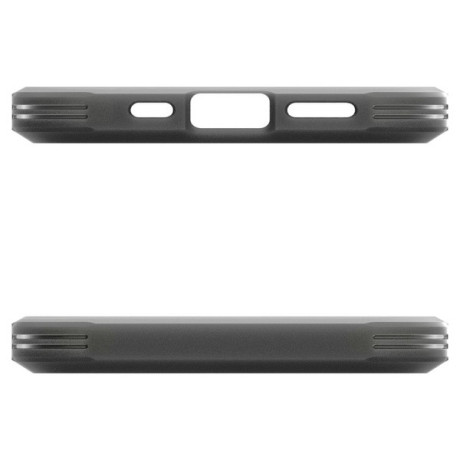 Оригинальный чехол Spigen Tough Armor MagSafe на iPhone 16e - Clear Gray