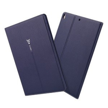 Кожаный Чехол-книжка GEBEI  Horizontal Flip на iPad 9/8/7 10.2 (2019/2020/2021) - синий