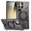 Протиударний чохол HTM MagSafe Magnetic Shockproof Phone Case with Ring Holder на Samsung Galaxy S24 Ultra 5G - сірий