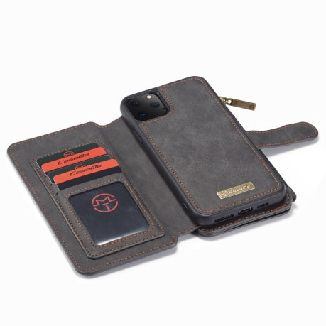Кожаный Чехол-кошелек CaseMe-007 на iPhone 11 Pro - Черный