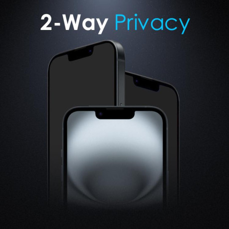Захисне скло NORTHJO A++ 0 3mm 28 Degree Privacy Screen Tempered Glass для iPhone 16e - чорне