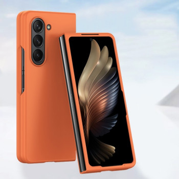 Протиударний чохол Skin Feel PC Full Coverage Shockproof для Samsung Galaxy Fold 6 - помаранчевий