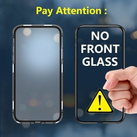 Односторонний магнитный чехол на Samsung Galaxy S10e - прозрачный