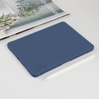 Противоударный чехол-книжка Mutural Pinyue Series для iPad mini 6 - синий