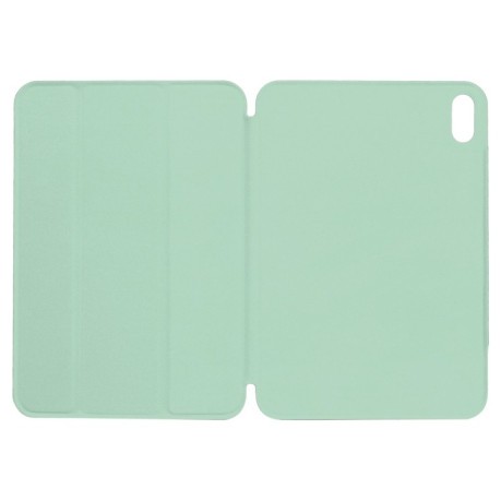 Магнитный чехол-книжка Ultra-thin Non-buckle на iPad mini 6 - светло-зеленый