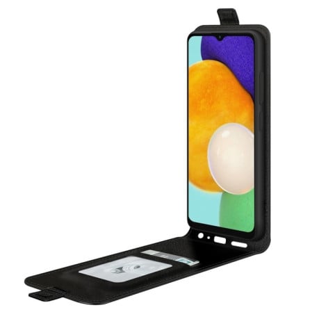 Флип-чехол R64 Texture Single на Samsung Galaxy A13 5G - черный