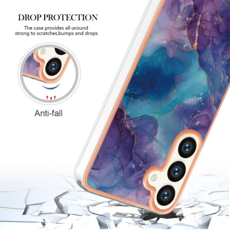 Протиударний чохол Electroplating IMD для Samsung Galaxy S24+ 5G - фіолетовий