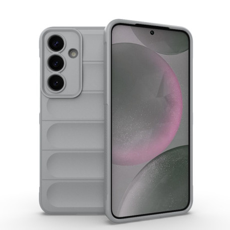 Силіконовий чохол Magic Flannel для Samsung Galaxy S25+ 5G - сірий
