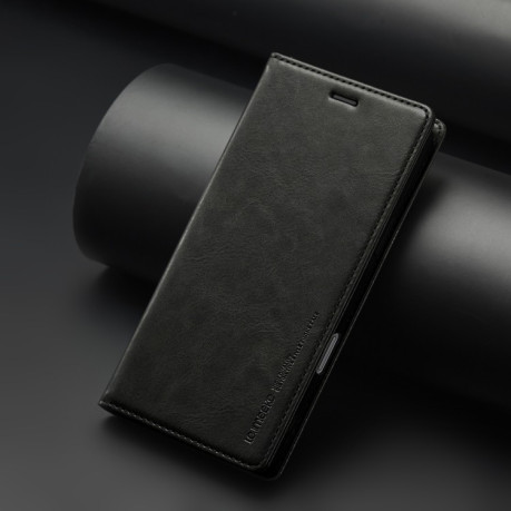 Чехол-книжка LCIMEEKE RFID для iPhone 16 Pro Max - черный
