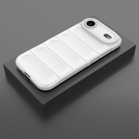 Силиконовый чехол Magic Flannel для iPhone Air - белый