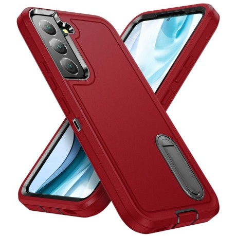 Противоударный чехол 3 in 1 Rugged Holder для Samsung Galaxy S23 5G - красный