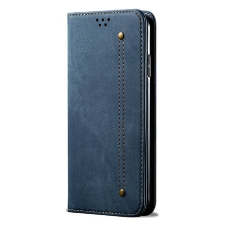 Чохол книжка Denim Texture Casual Style на OPPO A78 4G - синій