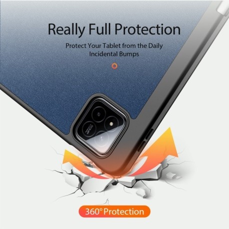 Противоударный чехол DUX DUCIS Domo Series для Xiaomi Pad 7/7 Pro - синий