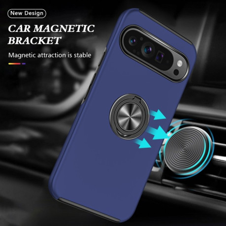 Противоударный чехол HMC 360 Degree Rotating Holder для Google Pixel 9 Pro - синий