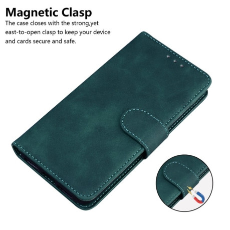 Чохол-книжка Skin Feel Pure Color для Samsung Galaxy M14 5G - зелений