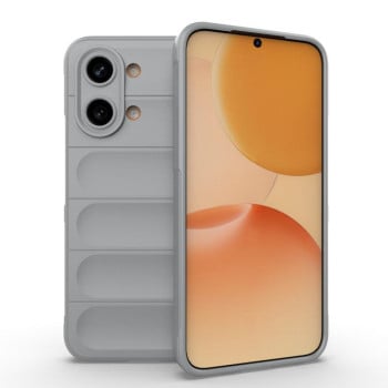 Силиконовый чехол Magic Flannel на Xiaomi Redmi Turbo 5 Max / Poco X8 Pro Max — серый