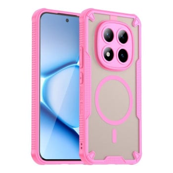 Протиударний гібридний чохол Armor Glaze з MagSafe для Poco 8 Pro/Redmi Note 15 Pro+ 5G 163.3mm / Poco M8 Pro — рожевий