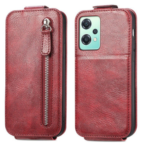 Фліп-чохол Zipper Wallet Vertical для Realme 9 Pro/OnePlus Nord CE 2 Lite 5G - червоний