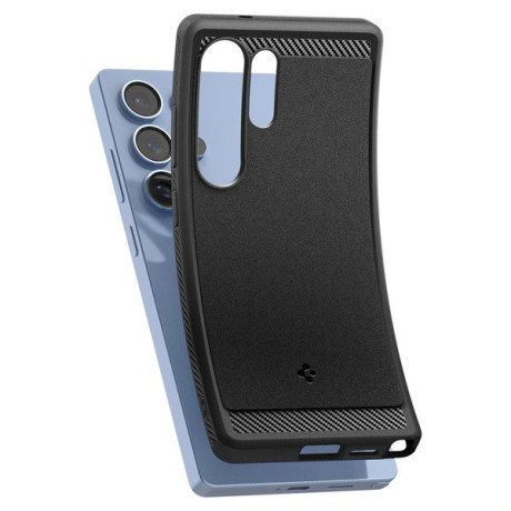 Оригінальний чохол Spigen Rugged Armor Mag MagSafe для Samsung Galaxy S25 Ultra - Matte Black