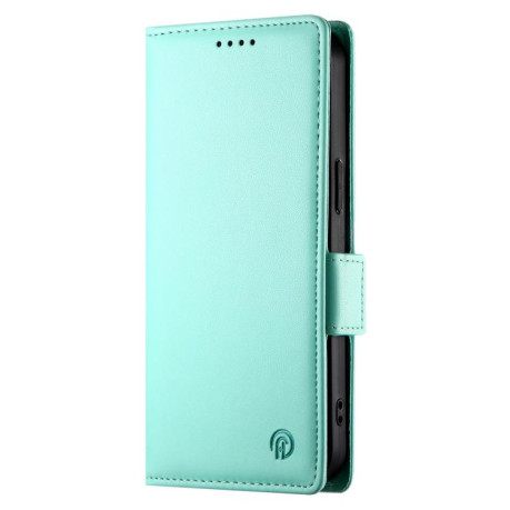 Чехол-книжка Side Buckle Magnetic Frosted Leather на OPPO Reno15 F 5G — мятный