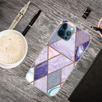 Противоударный чехол Marble Pattern B Series для iPhone 13 Pro - GK-A17