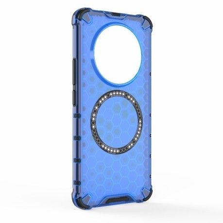 Протиударний чохол Honeycomb Magnetic Ring Shockproof на Realme 13 Pro 5G Global - синій