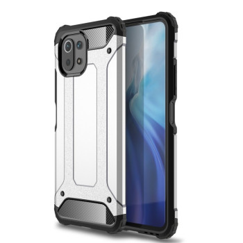 Протиударний чохол Magic Armor на Xiaomi Mi 11 Lite/Mi 11 Lite NE - сріблястий