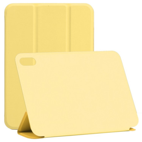 Магнитный чехол-книжка Ultra-thin Non-buckle на iPad mini 6 - желтый