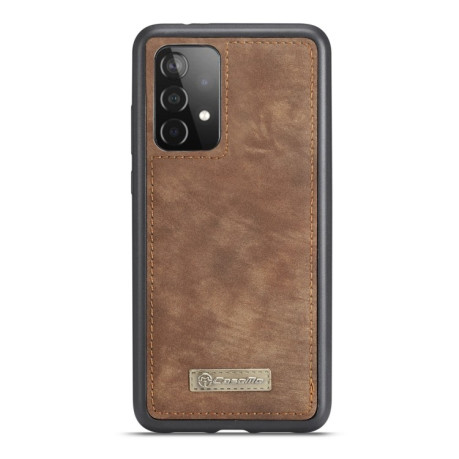 Чехол-кошелек CaseMe 008 Series Zipper Style на Samsung Galaxy A52/A52s - коричневый
