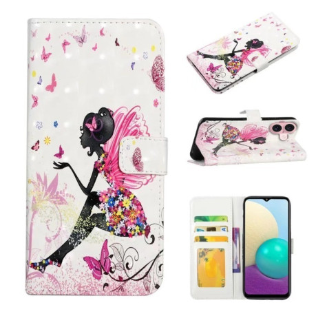 Чехол-книжка Oil Embossed Pattern для iPhone 16 Plus - разноцветные