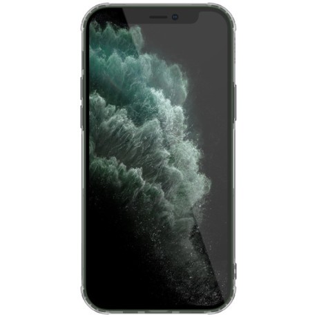 Противоударный силиконовый чехол NILLKIN Nature на iPhone 12/12 Pro - серый