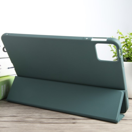 Чехол-книжка Three-fold для Xiaomi Pad 6 / 6 Pro - зеленый