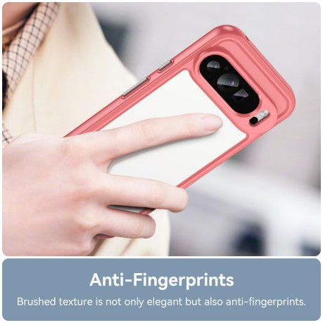 Протиударний чохол Colorful Acrylic Series для Google Pixel 9 Pro XL - червоний