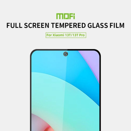 Захисне скло MOFI 9H 3D Full Screen для Xiaomi 13T / 13T Pro - чорне