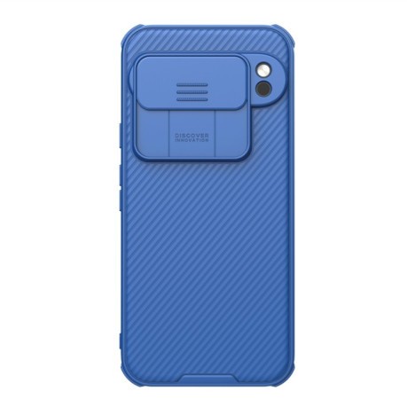 Ударозащитный чехол NILLKIN CamShield Pro на Google Pixel 9 Pro - синий