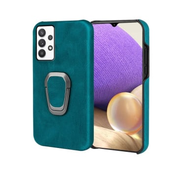 Противоударный чехол EsCase Ring Holder для Samsung Galaxy A32 5G - темно-синий