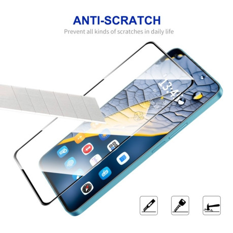 Захисне Скло ENKAY Easy Install High Alumina Silicon для Realme GT2 Pro / GT Neo2 - чорне