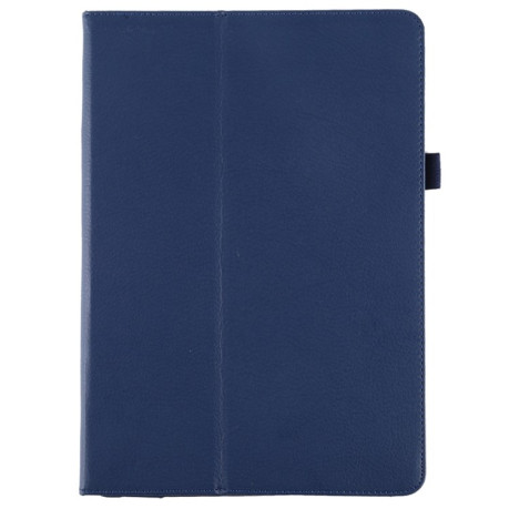 Чехол-книжка Litchi Texture для iPad 10.5 / iPad 10.2 2021/2020/2019 - темно-синий