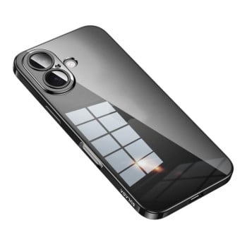 Чехол SULADA Shine Through Series Plating на iPhone 17 - Black