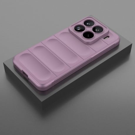 Силіконовий чохол Magic Flannel для Xiaomi 15 Pro - фіолетовий