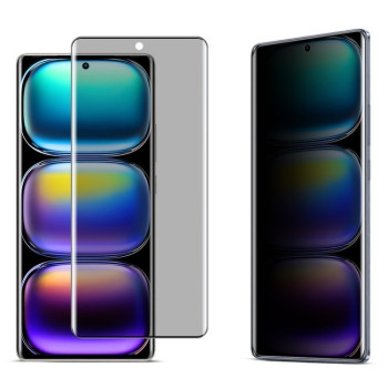 Защитное 3D стекло IMAK Curved Privacy Full Screen для Infinix Hot 50 Pro+ - черное