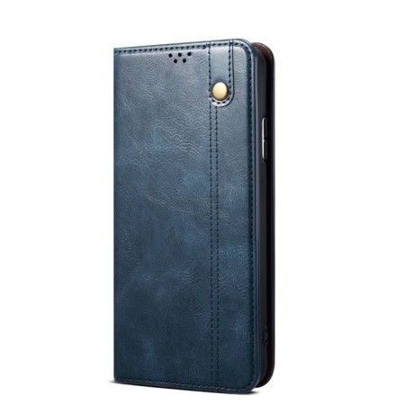 Чехол-книжка Simple Wax Crazy Horse для Samsung Galaxy A54 5G - синий