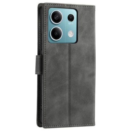 Чохол-книжка Stitching Skin Feel на Motorola Edge 60 Fusion - сірий