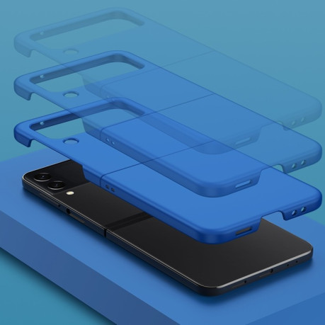 Противоударный чехол Big Hole Fuel Injection для Samsung Galaxy Flip4 - фиолетовый